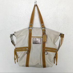 Coach Poppy Leather Spotlight Tote